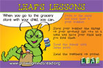 Leaf's Grocery Store Literacy Activity Card